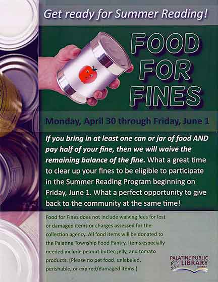 Food for Fines Poster